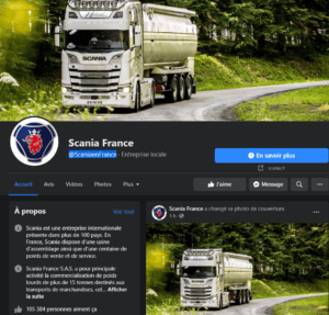 Facebook SCANIA FRANCE