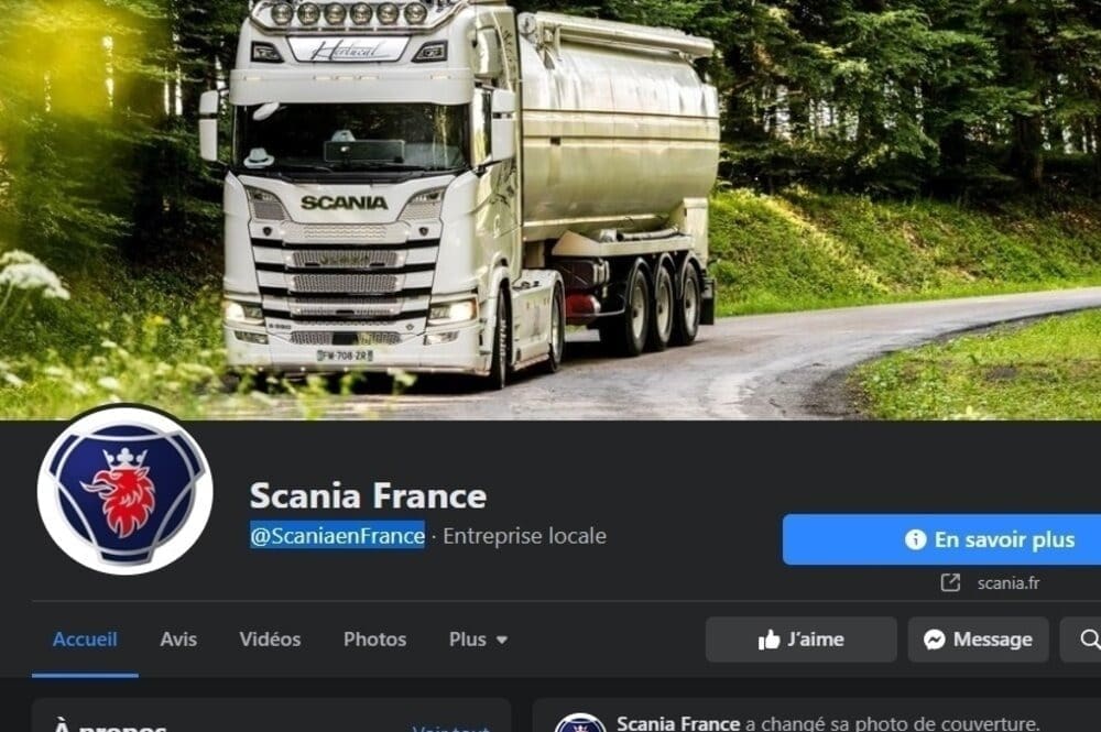 FACEBOOK SCANIA FRANCE
